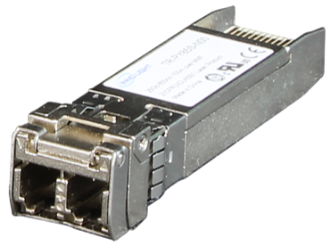 Appearance of SFP28 packaged optical module.png