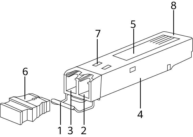 What is the appearance and structure of the optical module